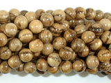 Aqarwood Beads, 8mm(8.3mm) Round Beads, 34 Inch-BeadBasic