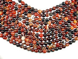 Banded Agate Beads, Sardonyx Agate Beads, 10mm(10.2mm) Round-BeadBasic