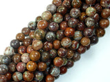 African Green Opal, 8mm(8.5mm) Round Beads, 16 Inch, Full strand-BeadBasic