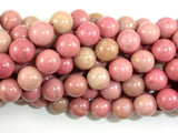 Rhodonite Beads, 10mm, Round Beads-BeadBasic