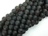 Matte Smoky Quartz Beads, 10mm Round Beads-BeadBasic