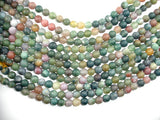 Matte Indian Agate Beads, Fancy Jasper Beads, 8mm-BeadBasic