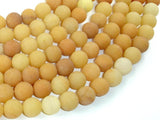 Matte Yellow Aventurine Beads, 10mm, Round Beads-BeadBasic