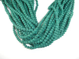 Green Lava Beads, Round, 6mm-BeadBasic