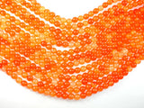 Agate Beads-Orange, 8mm(8.3mm) Round-BeadBasic