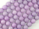 Jade Beads, Lavender, 10mm Faceted Round-BeadBasic