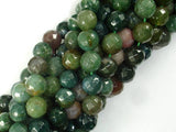 Indian Agate Beads, 10mm Faceted Round-BeadBasic