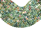 Indian Agate Beads, 10mm Faceted Round-BeadBasic