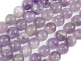 Light Amethyst, 12mm Round Beads-BeadBasic