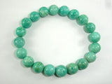 African Amazonite Beads, African Amazonite Bracelet, 9mm, Approx 7.5 Inch-BeadBasic