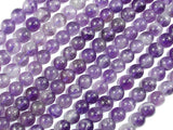 Amethyst Beads, Approx 5.5mm Round Beads-BeadBasic