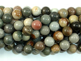 Polychrome Jasper, 10mm Round Beads-BeadBasic