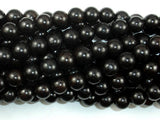 Black Sandalwood Beads, 10mm Round Beads-BeadBasic