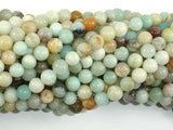 Amazonite Beads, 6mm (6.6mm) Round-BeadBasic