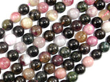 Tourmaline Beads, 8mm Round Beads-BeadBasic