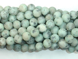 Matte Sesame Jasper Beads, Kiwi Jasper, 10mm, Round Beads-BeadBasic