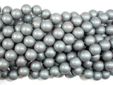 Matte Hematite Beads, 10mm Round Beads-BeadBasic