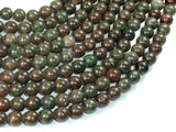 Red Green Garnet Beads, Kashgar Garnet, 8mm Round Beads-BeadBasic