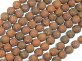 Matte Firework Jasper, 6mm, Round Beads-BeadBasic