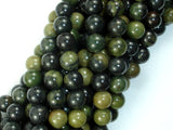 African Green Autumn Jasper Beads, 8mm (8.4mm)-BeadBasic