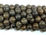 Coffee Jasper Beads, 10mm, Round Beads-BeadBasic