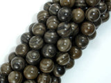 Coffee Jasper Beads, 10mm, Round Beads-BeadBasic