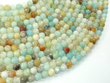 Amazonite Beads, 6mm (5.8mm) Faceted Round Beads-BeadBasic