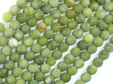 Matte Jade Beads, 6mm(6.5mm) Round Beads-BeadBasic