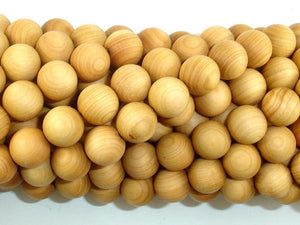 Cedar Wood Beads, Thuja Sutchuenensis, 10mm Round-BeadBasic
