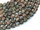 Rhyodacite Beads, 10mm(10.5mm) Round Beads-BeadBasic