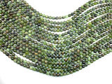 Dendritic Green Jade Beads, 6mm Round Beads-BeadBasic