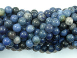 Dumortierite Beads, 8mm Round Beads-BeadBasic