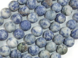 Matte Blue Spot Jasper Beads, 10mm Round Beads-BeadBasic