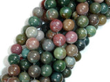 Indian Agate Beads, Fancy Jasper Beads, Round, 10mm-BeadBasic