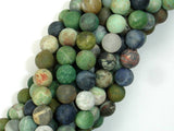 Matte Mixed Stone, 8mm Round Beads-BeadBasic