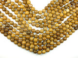 Agate Beads-Brown, 10mm(10.4mm) Round-BeadBasic
