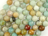 Amazonite Beads, 8mm Faceted Round-BeadBasic