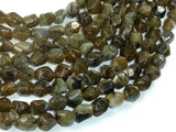 Labradorite Beads, 8x10mm Faceted Nugget Beads-BeadBasic