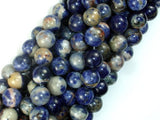 Orange Sodalite Beads, 10mm Round Beads-BeadBasic