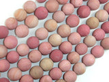 Matte Rhodonite Beads, 10mm Round Beads-BeadBasic