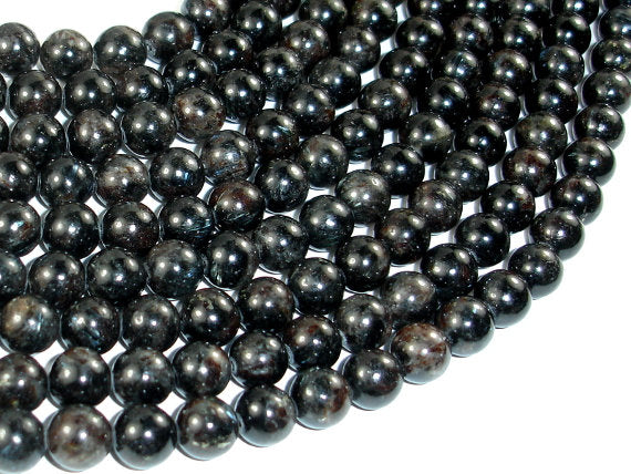 Astrophyllite Beads, 8mm Round Beads-BeadBasic