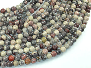 Porcelain Jasper, 6mm Round Beads-BeadBasic