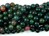 Indian Bloodstone, 10mm Round Beads-BeadBasic