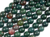 Indian Bloodstone, 10mm Round Beads-BeadBasic