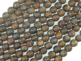 Matte Bronzite Beads, Round, 6mm-BeadBasic