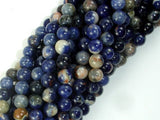 Orange Sodalite Beads, 6mm Round Beads-BeadBasic