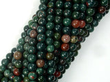 Indian Bloodstone Beads, 4mm Round Beads-BeadBasic