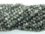Sesame Jasper Beads, 4mm Round Beads-BeadBasic