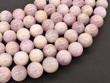 Kunzite Beads, 11mm Round Beads-BeadBasic