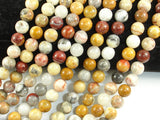 Crazy Lace Agate Beads, 8mm Round Beads-BeadBasic